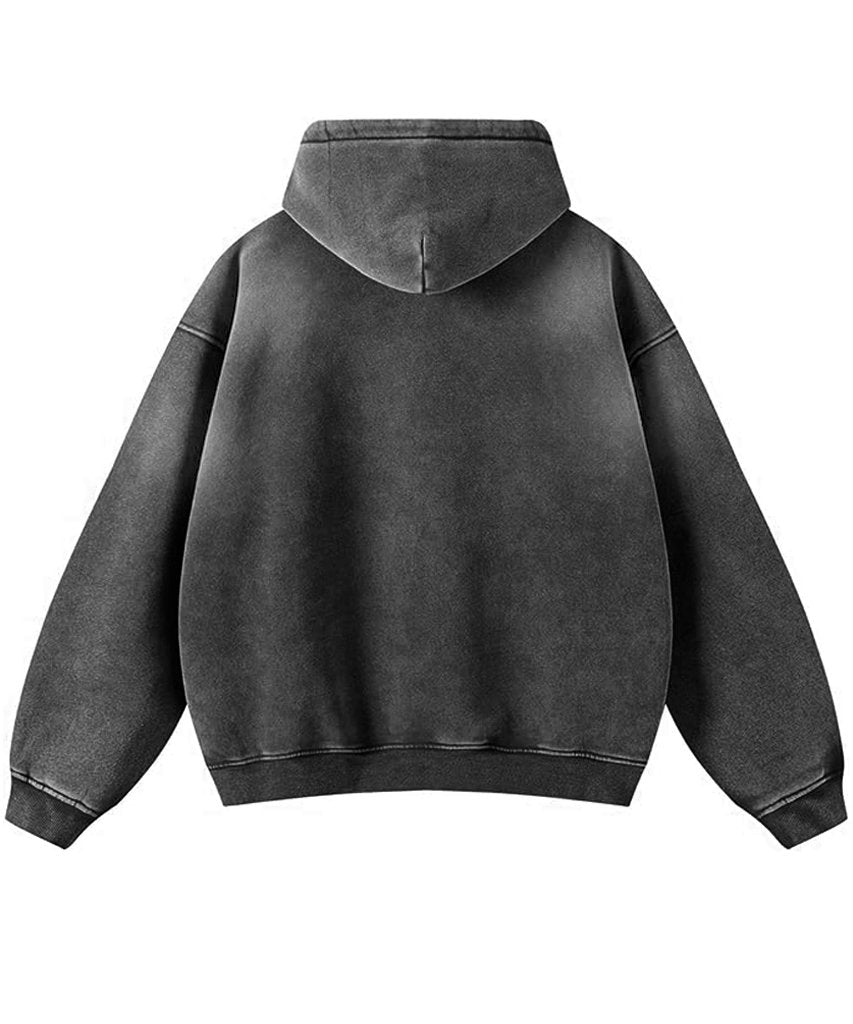 Belair Jumbo Crystal Hoodie Black Wash