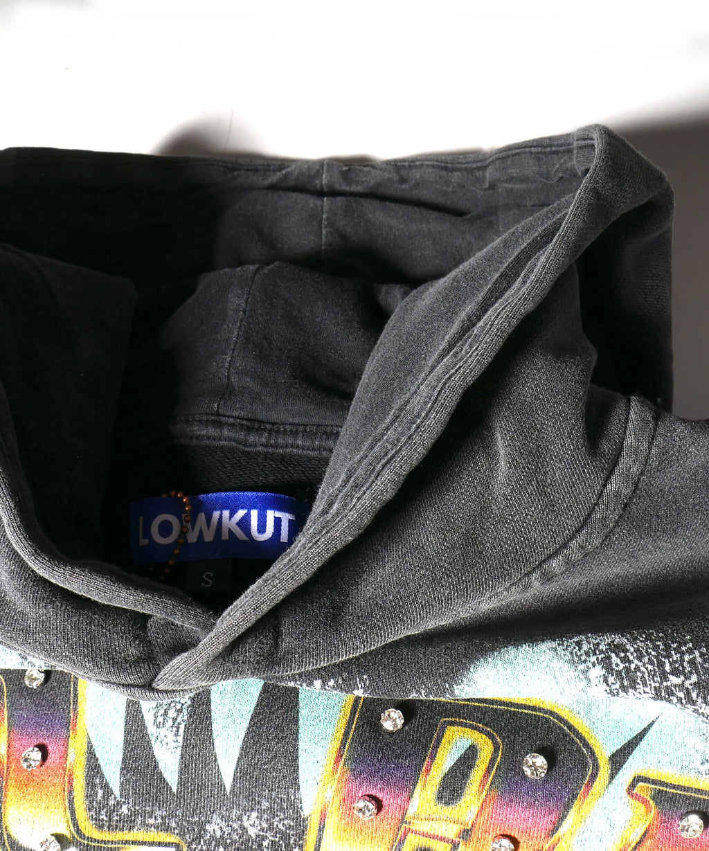 Belair Jumbo Crystal Hoodie Black Wash