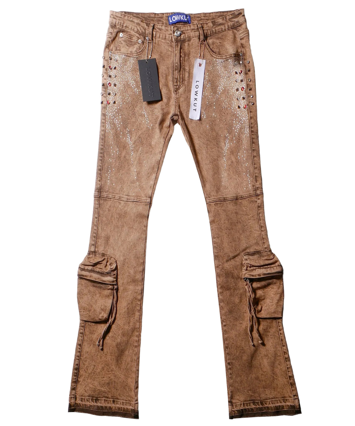 Kargo Savour Letters Jeans Khaki