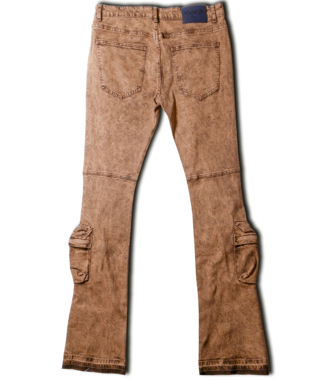 Kargo Savour Letters Jeans Khaki
