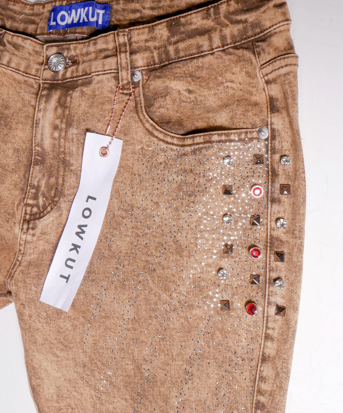 Kargo Savour Letters Jeans Khaki