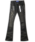 Monogram Splash Crystal Jeans Black