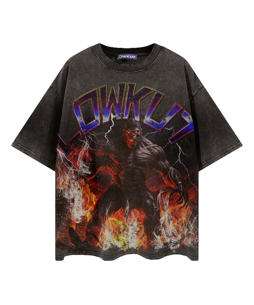 Destroyer Crystal Tee Black Wash