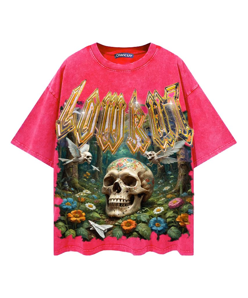 Forest of Death Crystal Tee Pinky Red