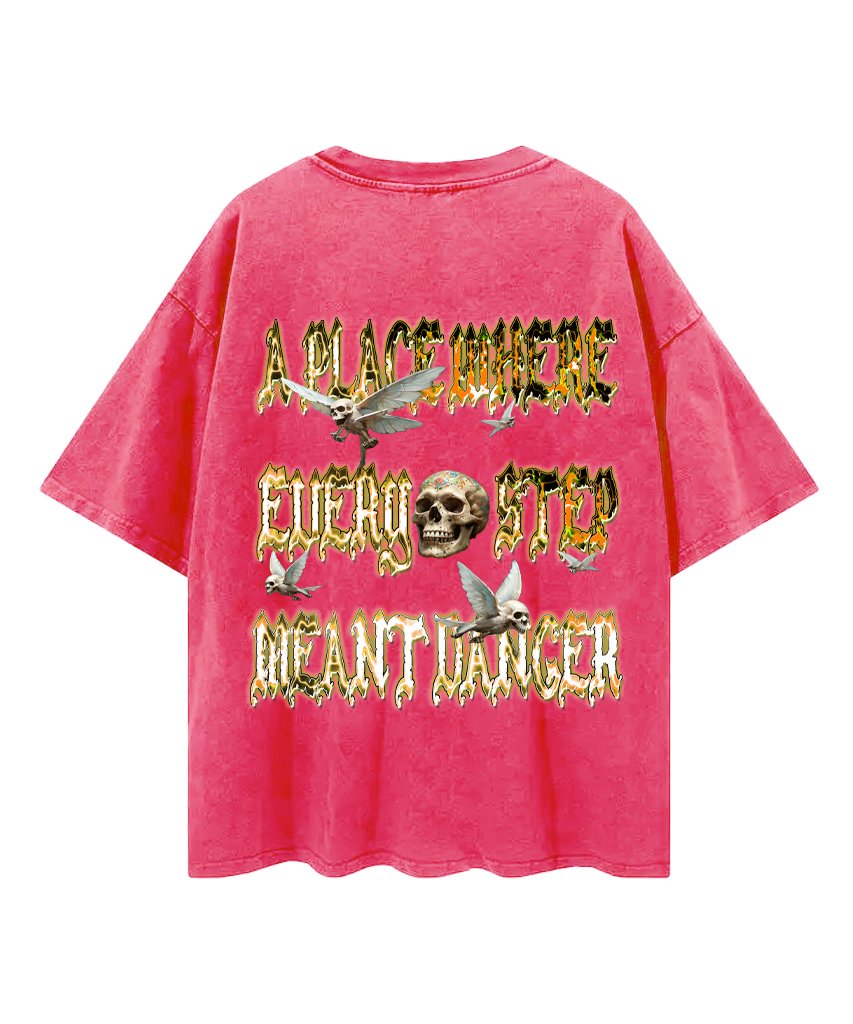Forest of Death Crystal Tee Pinky Red