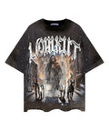 Grim Reaper's walk Crystal Tee Black