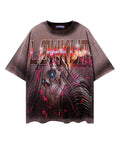 Made in Hell Crystal Tee Brown