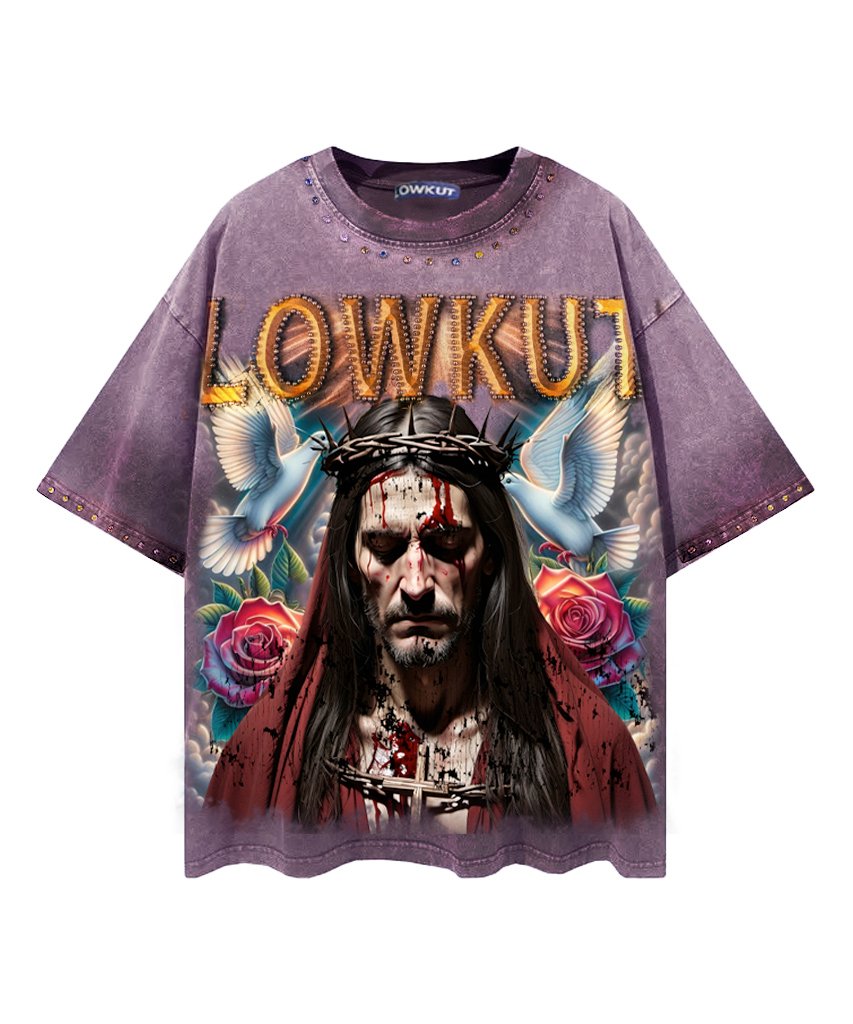 Tear of God Rainbow Stone Tee Dark Maurve