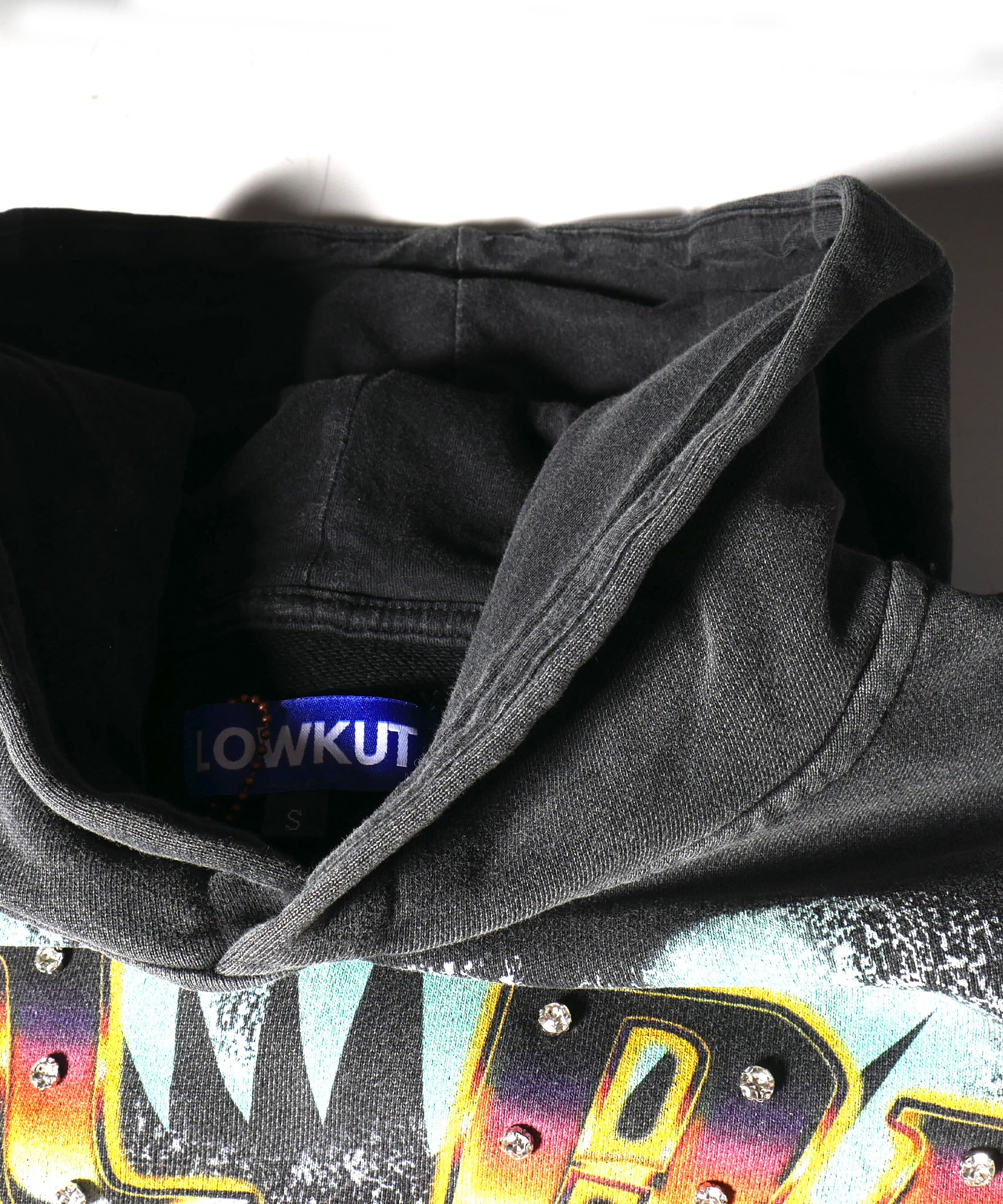 Belair Jumbo Crystal Hoodie Black Wash - Image 6