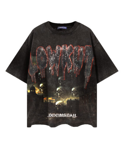 Doom Crystal Tee Black Wash
