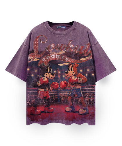 Fighters Crystal Tee Mauve Wash