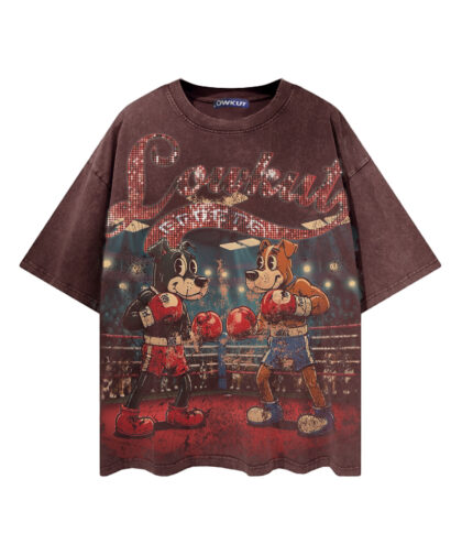 Fighters Crystal Tee Mauve Wash