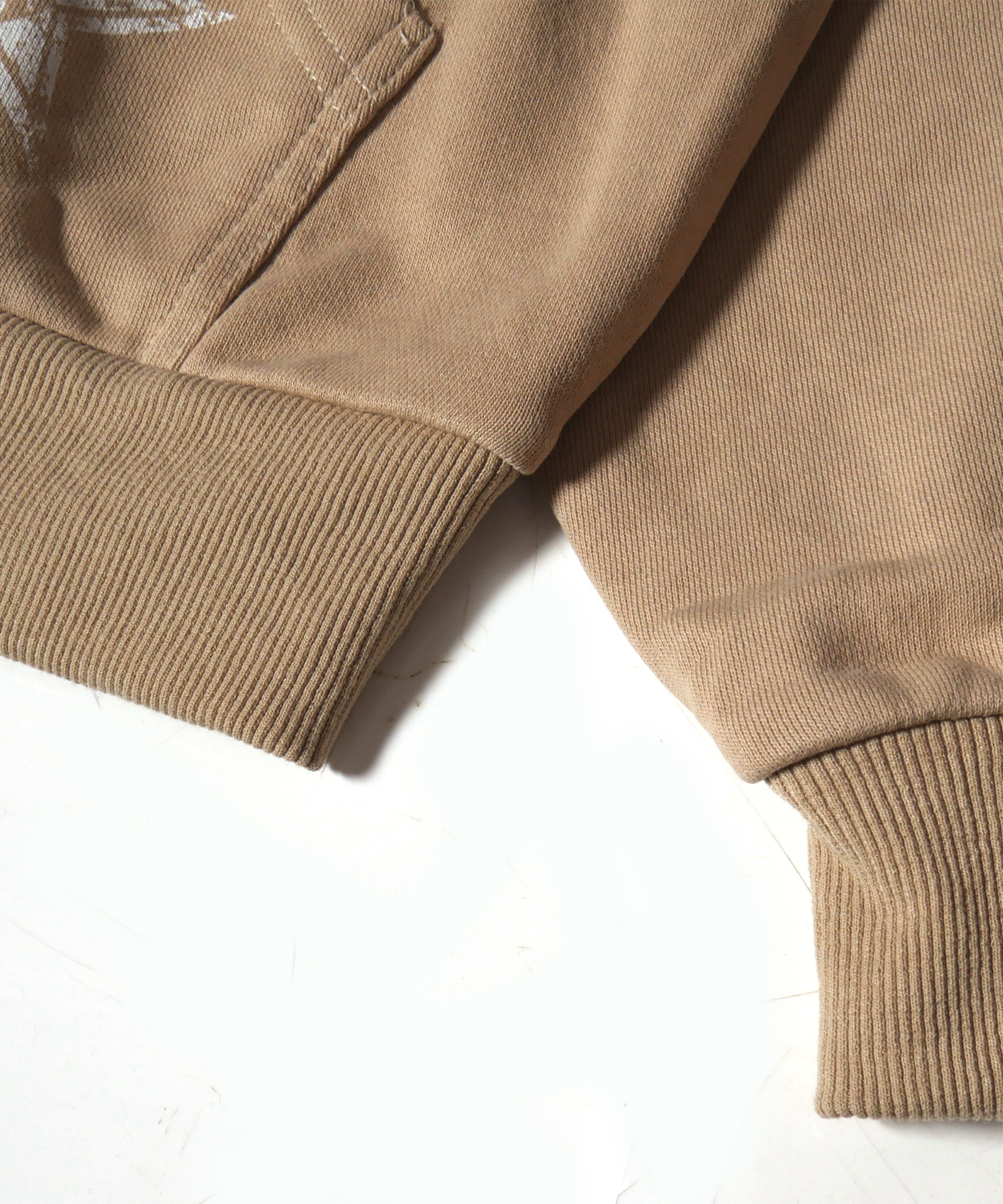 Belair Jumbo Crystal Hoodie Tan Wash - Image 4