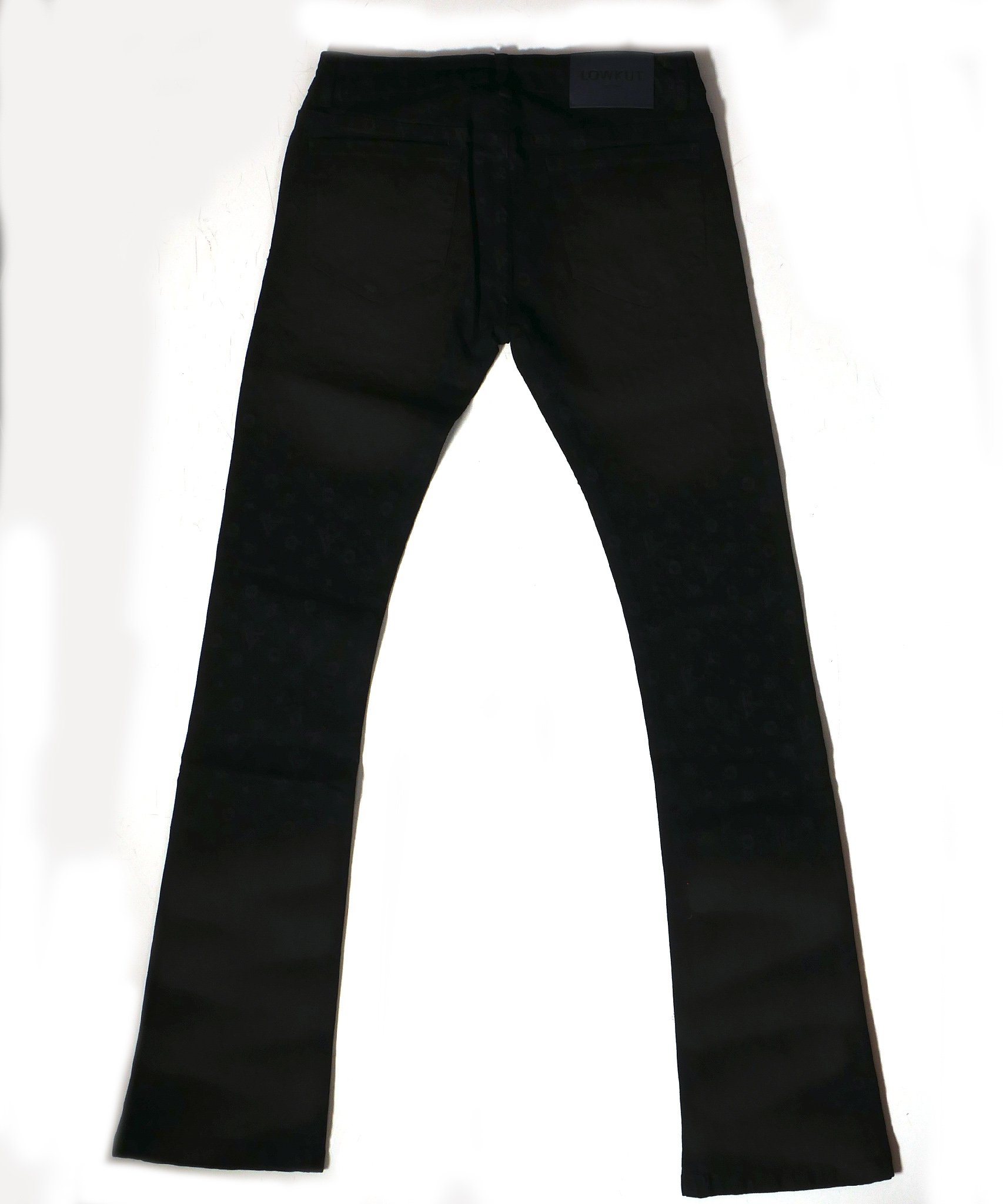 Monogram Splash Crystal Jeans Black - Image 10