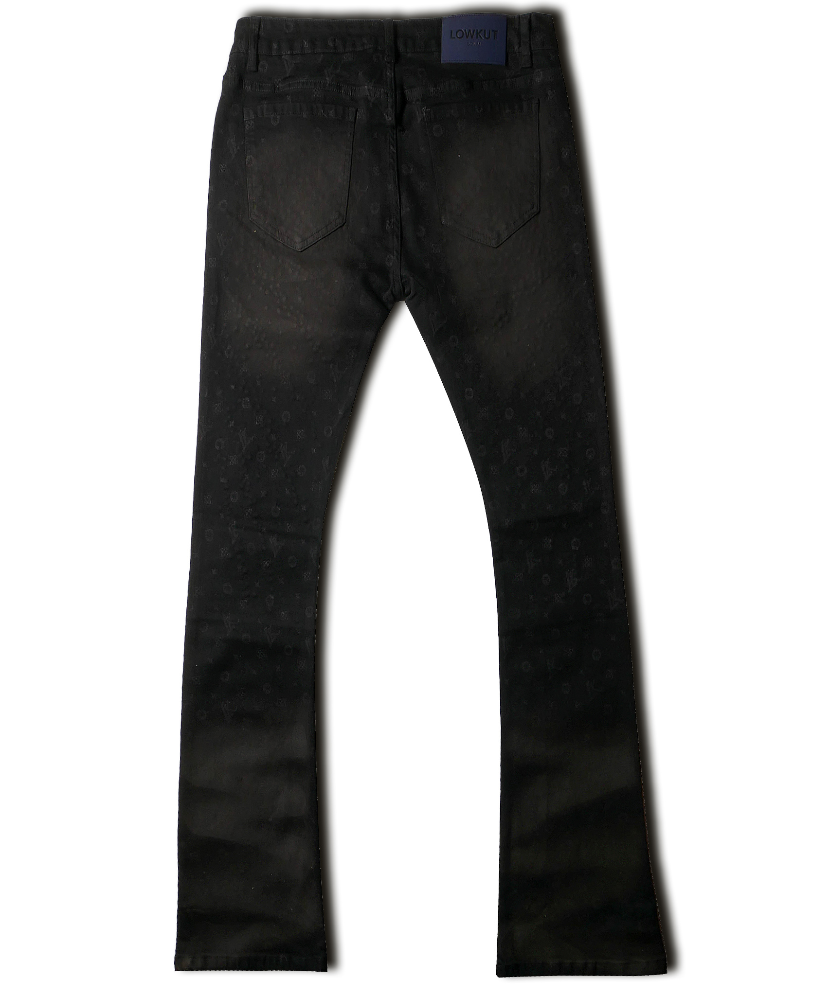 Monogram Splash Crystal Jeans Black - Image 2