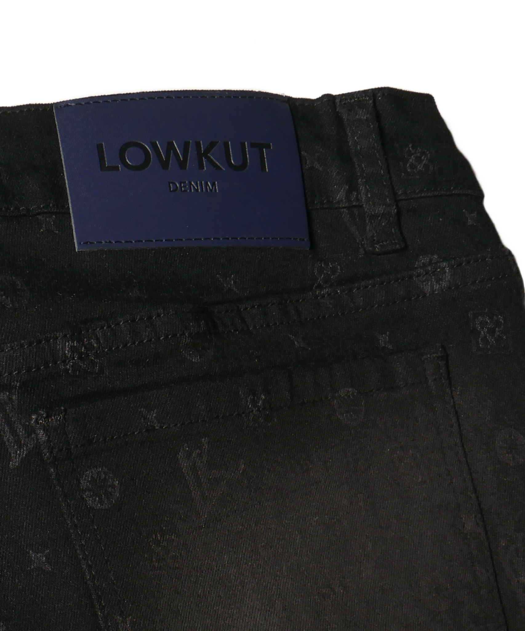 Monogram Splash Crystal Jeans Black - Image 3
