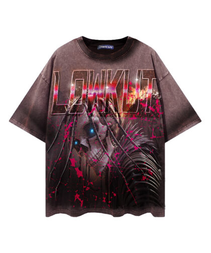 Made in Hell Crystal Tee Brown